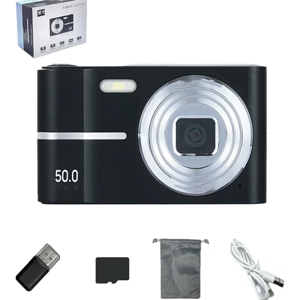Digital Camera with 50.0 MP - Black